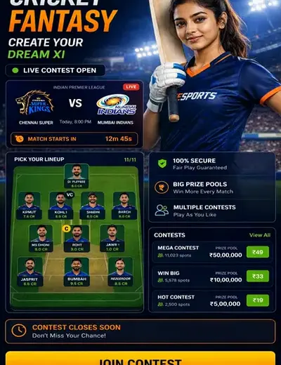 DREAM11TEAM (dream11 team) fantasy cricket & matchday visual 3